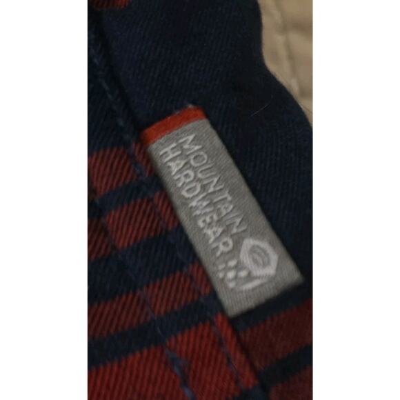 Mountain Hardwear Flannel Microfleece Shacket Jacket Men's XL Red Plaid Warm - Picture 3 of 9